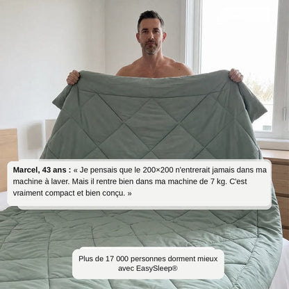 EasySleep® — La couette 2-en-1 à séchage rapide qui remplace la housse de couette